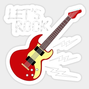 Let's Rock Sticker